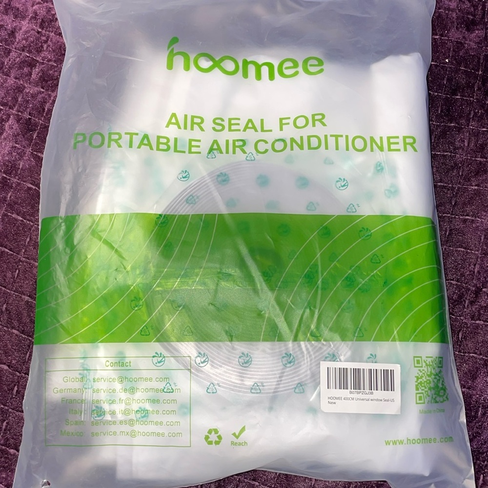 Air conditioning window seal kit new Velcro’s kit